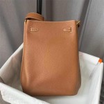 全手工手縫蠟線sokelly凱莉包原版tc皮22cm斜跨水桶女包