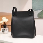 全手工手缝sokelly凯莉包mini原版swift皮18cm斜挎水桶包