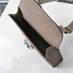 Fully hand-sewn Depeches colorblock messenger bag, original to/ep leather 21 crossbody bag