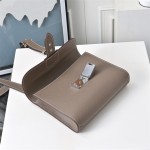 Fully hand-sewn Depeches colorblock messenger bag, original to/ep leather 21 crossbody bag