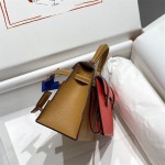 All-hand-stitched wax thread Kerry dole Millennium Doll Monster Original epsom leather single-shoulder crossbody bag