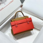 All-hand-stitched wax thread Kerry dole Millennium Doll Monster Original epsom leather single-shoulder crossbody bag