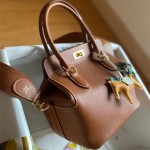 全手工手縫Toolbox牛奶盒子包原版swift皮20cm斜挎手提包