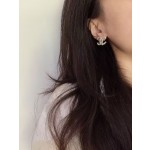 Chanel 字母晶鑽米粒太陽花珍珠耳釘耳環