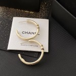 ??????新款雙 C 蛇骨耳圈耳環