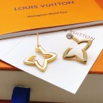 LV\'s new hollowed-out four-pointed starlight face stud earrings