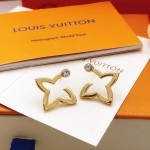 LV\'s new hollowed-out four-pointed starlight face stud earrings