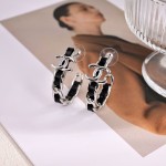 小香 CHANEL 牛仔鏈圈耳環