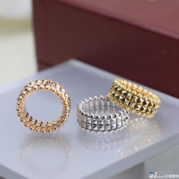 Cartier 卡地亞 Clash de Cartier 雙排鉚釘戒指