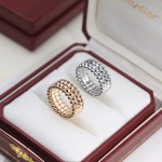 Cartier 卡地亞 Clash de Cartier 雙排鉚釘戒指