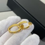 Cartier 卡地亞 Love 系列滿天星半圈鑽耳圈