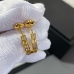 Cartier 卡地亞 Love 系列滿天星半圈鑽耳圈