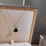 Bvlgari 寶格麗 Diva’s Dream 孔雀石小扇子項鍊