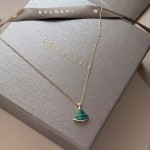 Bvlgari 寶格麗 Diva’s Dream 孔雀石小扇子項鍊