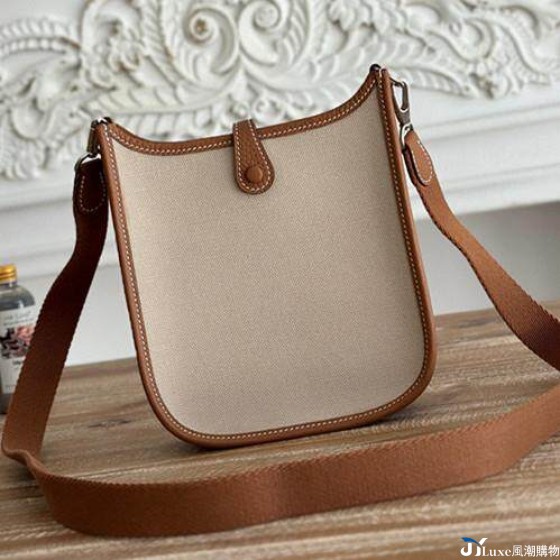 All-hand-stitched EveLyne canvas perforated bag mini multi-color flight attendant bag for women