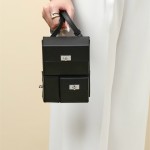 All-handmade Kelly Multipocket three-in-one bullet bag, original epsom leather crossbody bag