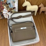 全手工手縫 messenger 凱莉包原版 togo 牛皮郵差包單肩斜挎包