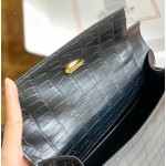 全手縫蠟線一代凱莉包原版美洲霧面鱷魚皮多顏色鉑金包