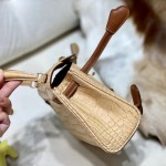 全手縫蠟線doll千禧娃娃小怪獸凱莉包美洲鱷魚皮16cm女包