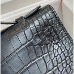 全手縫蠟線一代凱莉包原版美洲霧面鱷魚皮多顏色鉑金包