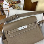 全手工手縫 messenger 凱莉包原版 togo 牛皮郵差包單肩斜挎包