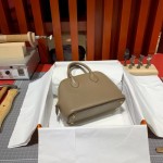 Fully hand-stitched bolide bowling bag, original goatskin mini handbag, shell women\'s bag in multiple colors