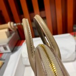 Fully hand-stitched bolide bowling bag, original goatskin mini handbag, shell women\'s bag in multiple colors